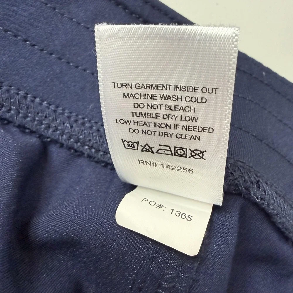 FIGS Technical Collection‎ Pants Mens XL Blue Navy Scrub Drawstring Straight Leg